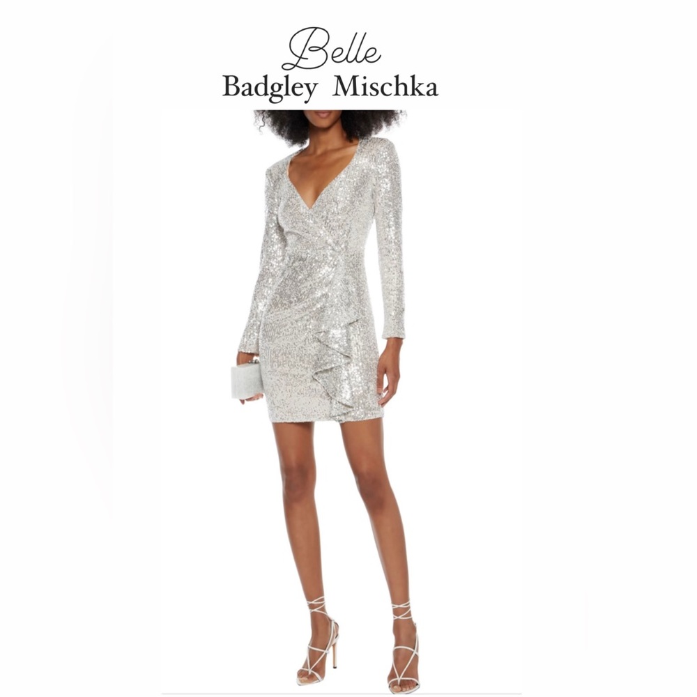 Belle Badgley Mischka Lizabeth
Sequin Dress Size 2